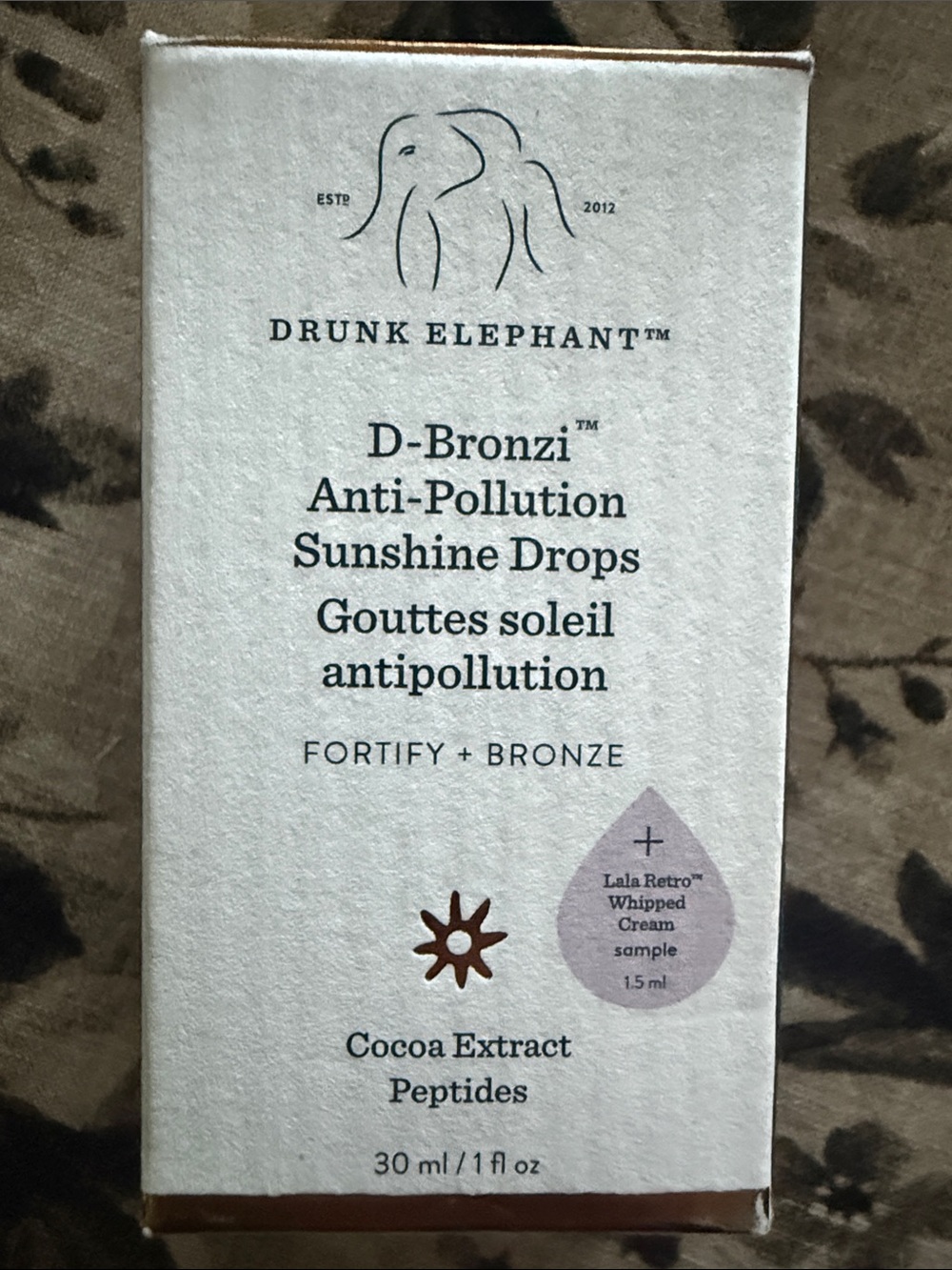 Drunk Elephant D-Bronzi Anti-Pollution Sunshine Drops — Bronze, White
